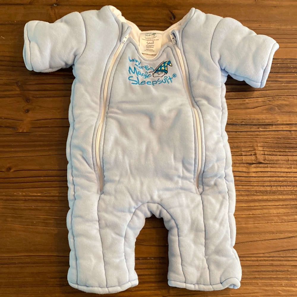 Baby Blue Magic Merlin Sleepsuit